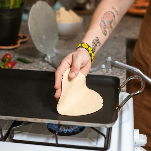 Como aquecer as tortillas